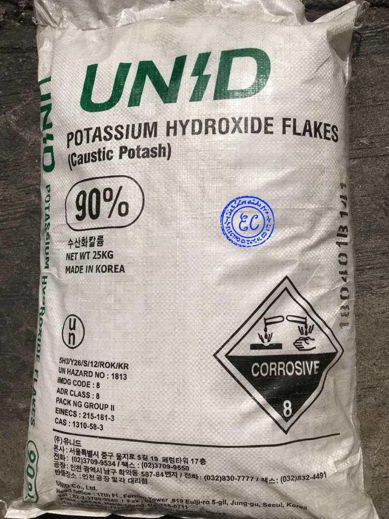 Potassium Hydroxide (KOH) Flakes 90%